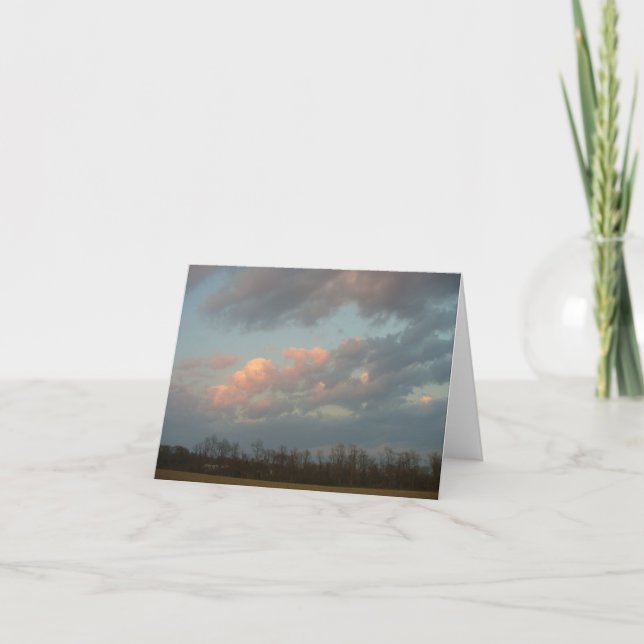 Sunset Over Scuttlehole Thank You Card (Front)