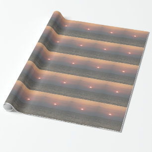 Sunset over Sea Wrapping Paper