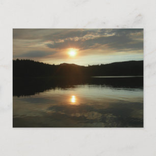 Sunset over Spring Valley Reservoir Postcard