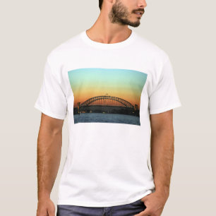 Sunset over Sydney Harbour Bridge, Australia T-Shirt