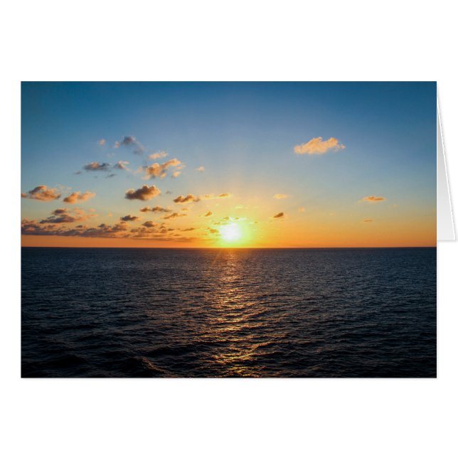 Sunset Over The Atlantic Ocean (Front Horizontal)