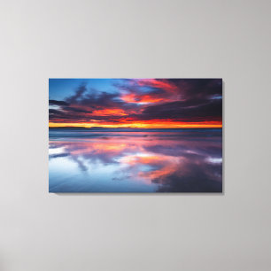 Sunset over the Channel Islands, CA Canvas Print