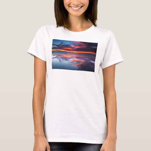 Sunset over the Channel Islands, CA T-Shirt (Front)