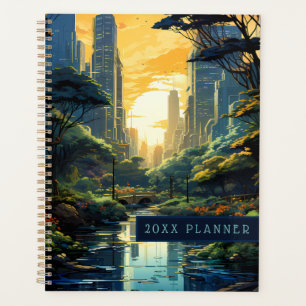 Sunset Over the City Park Planner
