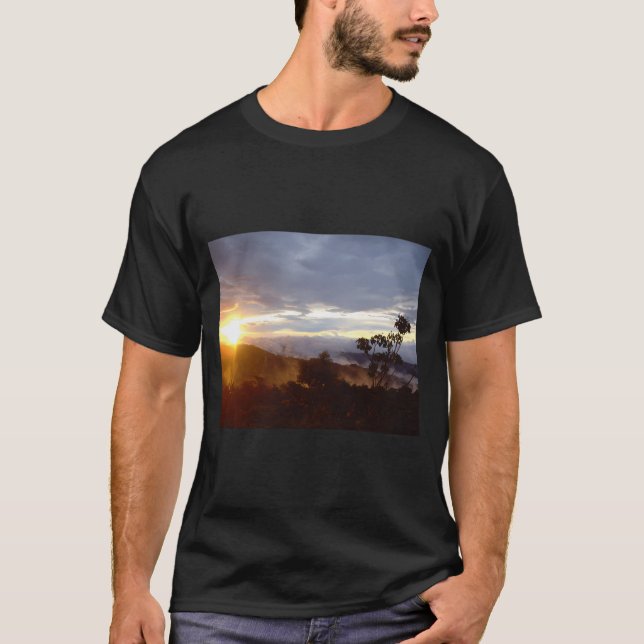Sunset Over The Jungle And Mountains In Costa Rica T-Shirt (Front)