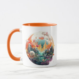 Sunset Over the Lake Mug
