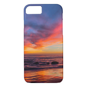 Sunset over the Pacific from Coronado 2 iPhone 8/7 Case