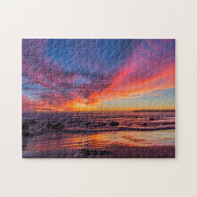 Sunset over the Pacific from Coronado 2 Jigsaw Puzzle (Horizontal)
