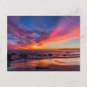 Sunset over the Pacific from Coronado 2 Postcard