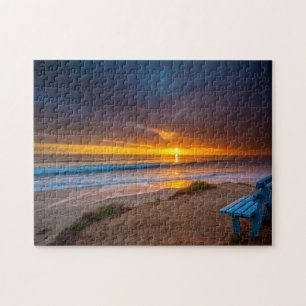 Sunset over the Pacific Ocean Jigsaw Puzzle