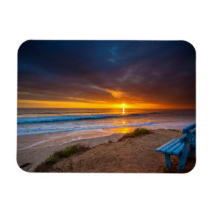Sunset over the Pacific Ocean Magnet