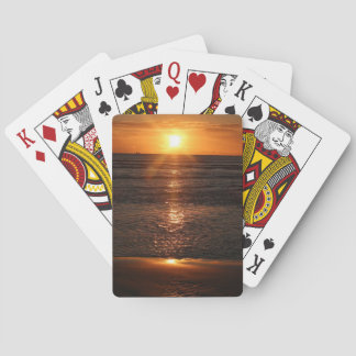 Sunset over the Sea Playing Cards