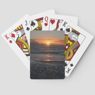 Sunset over the Sea Playing Cards