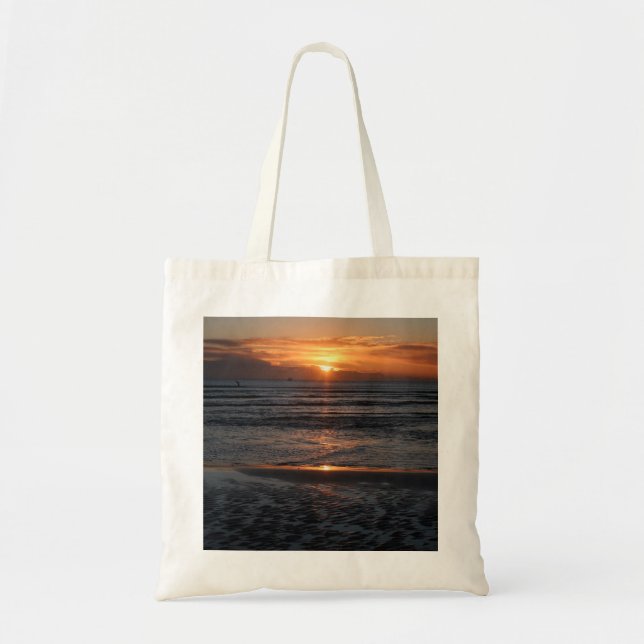 Sunset over the Sea Tote Bag (Front)