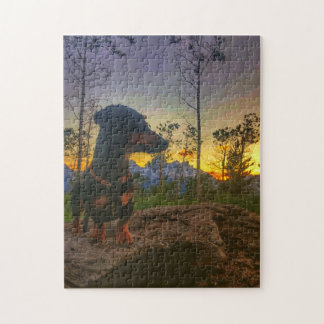 Sunset over the Tetons Jigsaw Puzzle