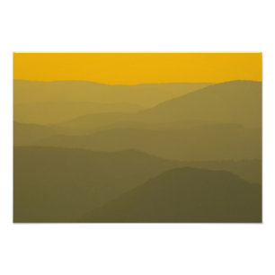 Sunset over the West Virginia Alleghanies Photo Print
