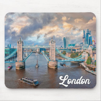 Sunset Over Tower Bridge, London, England Mouse Pad