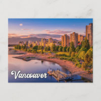 Sunset Over Vancouver, British Columbia