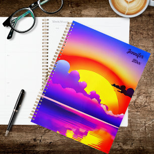 Sunset Over Water Planner