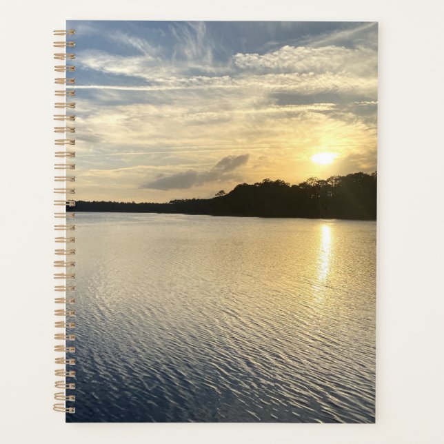 Sunset Over Wildcat Lake Planner (Front)