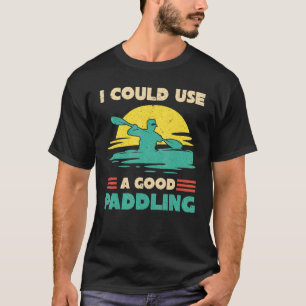 Sunset Paddling Kayaker Kayak Canoe Boating Kayak T-Shirt