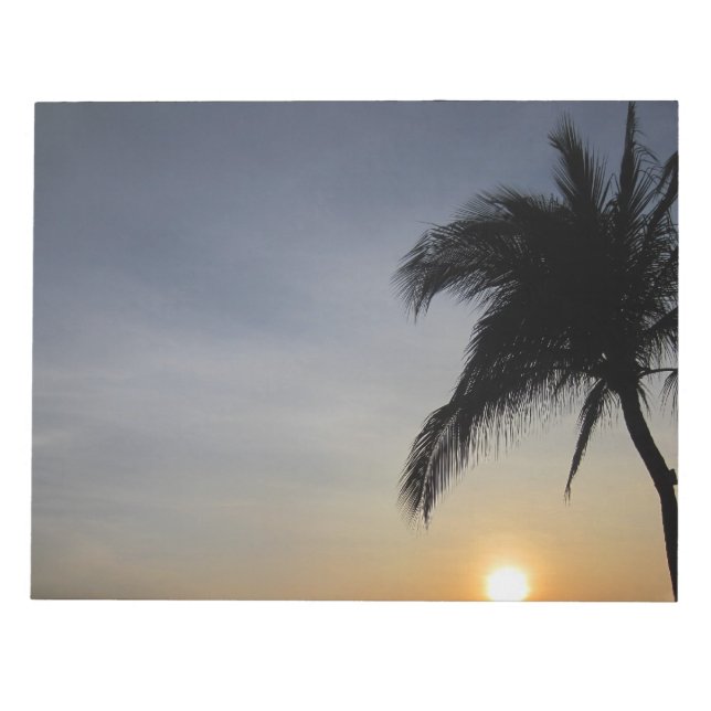 sunset palm notepad (Front)