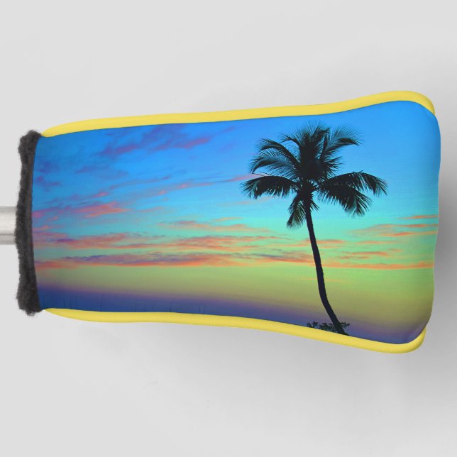 Sunset Palm Putter Cover (Front)