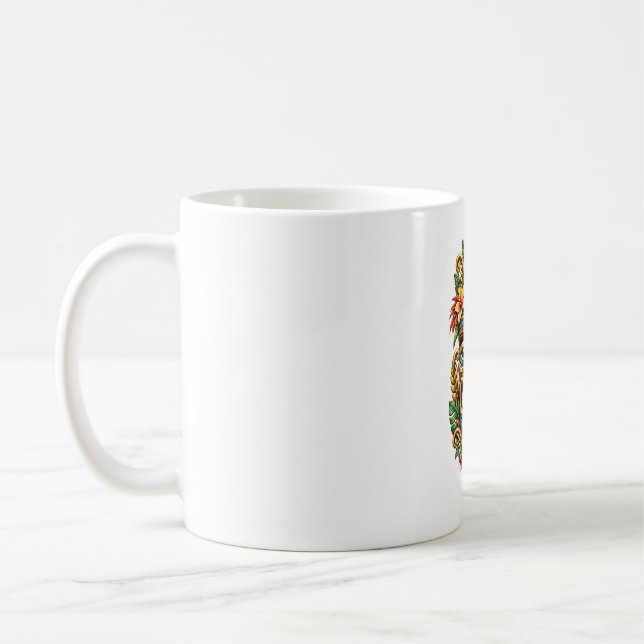 Sunset Palm Tiki Coffee Mug (Left)