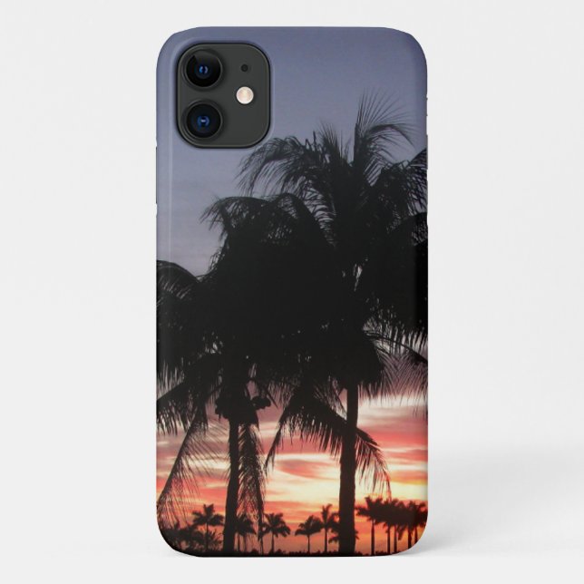 Sunset Palm Trees Case-Mate iPhone Case (Back)