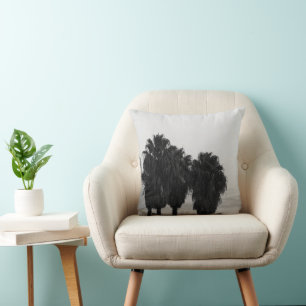 Sunset Palm Trees Dream #2 #wall #art Cushion