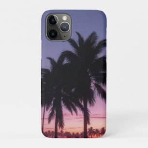 Sunset Palm Trees Silhouette Retro Case-Mate iPhone Case