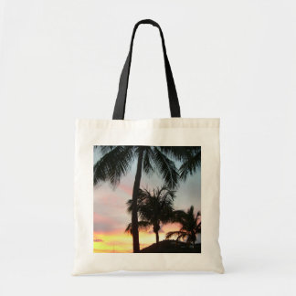 Sunset Palms Tropical Landscape Photography Tote Bag