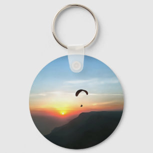Sunset Paraglide Key Ring