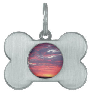 sunset pet ID tag