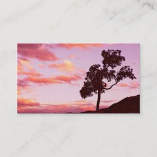 sunset photo business card template