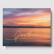 Sunset Photo Custom Lake House Or Vacation Lodge
