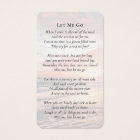 Sunset Photo Funeral Memorial Card