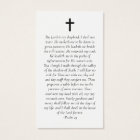 Sunset Photo Memorial Prayer Card