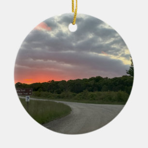 Sunset Photo Ornament 