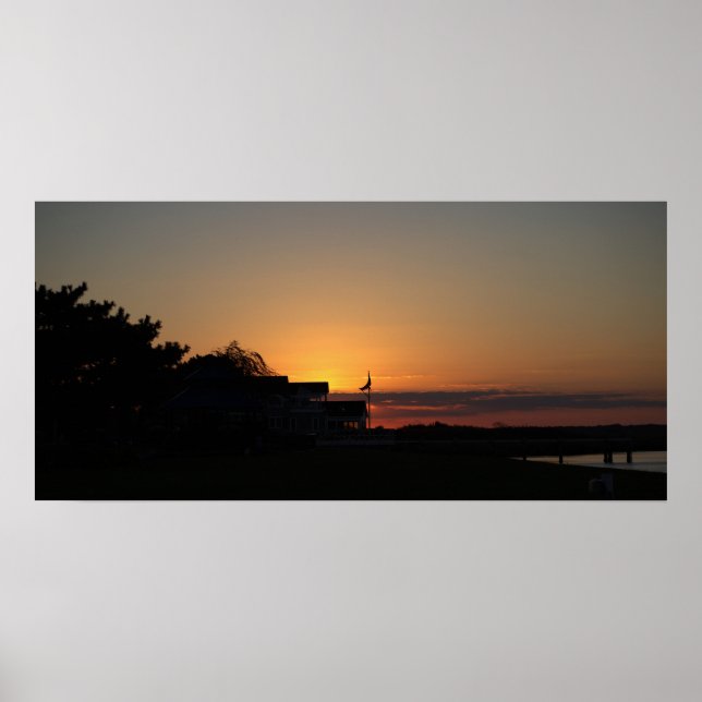 Sunset Photo Poster (Front)
