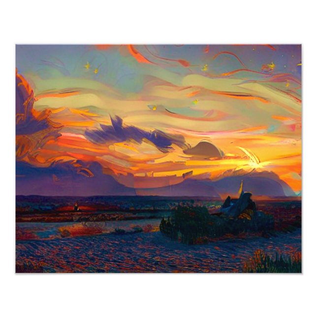 SUNSET PHOTO PRINT (Front)