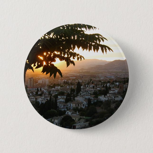 Sunset Photography Round Badge (Front)