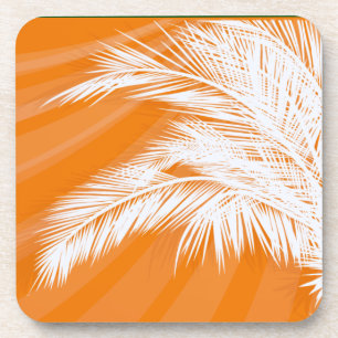 Sunset Plam Trees Coaster
