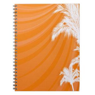 Sunset Plam Trees Spiral Notebook