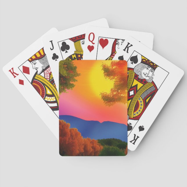 Sunset Playing Cards (Back)
