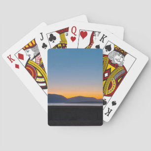 Sunset playing cards