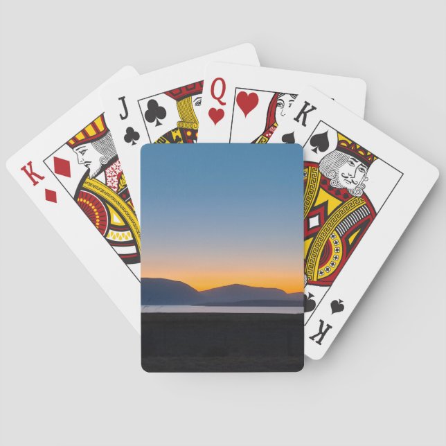 Sunset playing cards (Back)