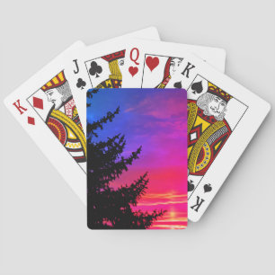 Sunset Playing Cards