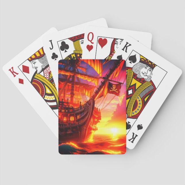 Sunset Playing Cards (Back)