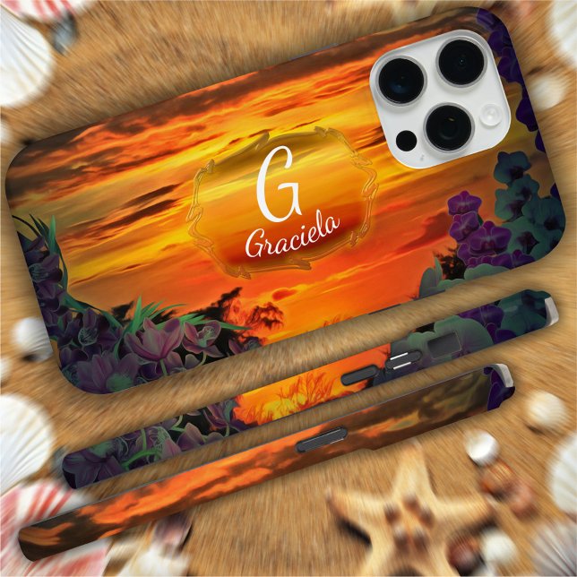 Sunset Plaza Marina 2584 Case-Mate iPhone Case (Creator Uploaded)